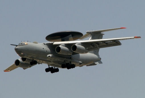 AWACS Phalcon dell'aviazione Indiana