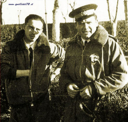 Il Capitano Pio Tommaselli con il M.llo Mario Veronesi