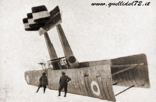 Caproni della 6^ caduto sull'Adamello il 25 maggio 1918. Era decollato da C degli Oppi