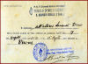 Biglietto di permesso dell'allievo Dino Lonardi di Castel D'Azzano, estate 1938